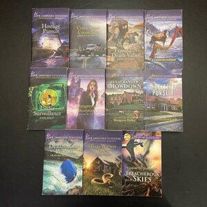 Bundle of 11 Love Inspired Suspense Romantic Novels